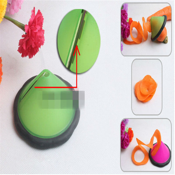Cooking Tools Kitchen Accessories Apiral Vegetable Slicer Carving Tools Kitchen Gadgets Roll Flower Make Cooking Easier  JJ94