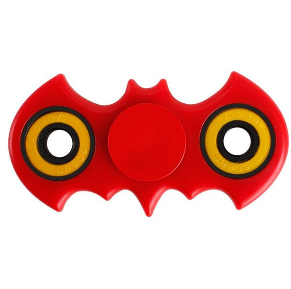 bat pattern one-Handed Spinner metal bearing edc finger Spinner Hand relieves stress for Autism and ADHD