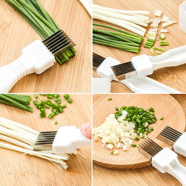 Vegetable Fruit Tools Onion Cutter Slicer Peeler Chopper Shredder Kitchen Gadgets Tool Scallion Knife Shred