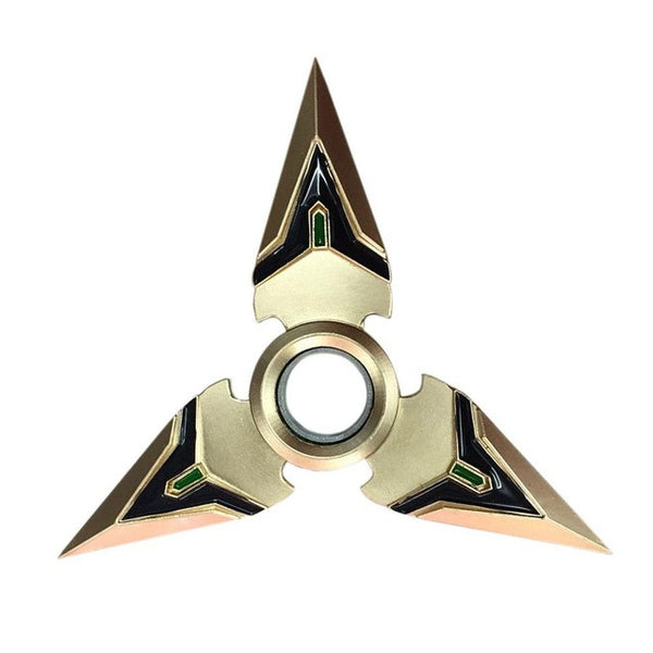 Genji Game Weapons Darts Rotated Alloy Bearing Toy Souvenir Collection Hand Spinner Model Toy Gift