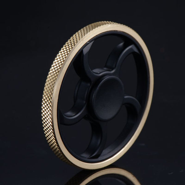 New Fingertip Gyro Decompression Fidget spinner Copper Five Leaf Stent EDC Tool Fidget Spinner Hand Anxiety Stress Relief Toys