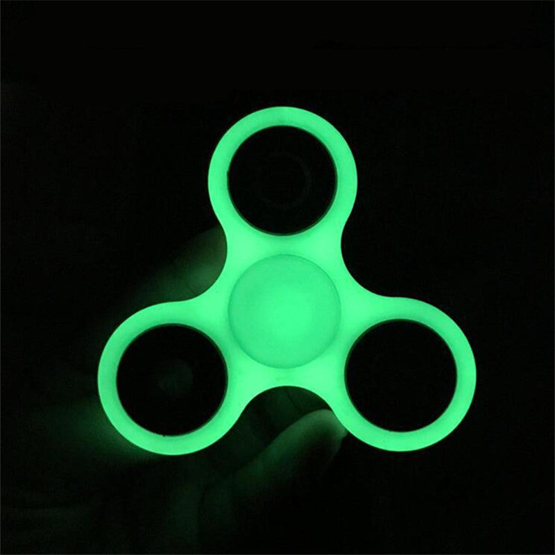 Tri-spinner Fidget Spinner Finger Glow In The Dark